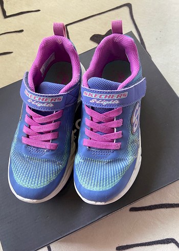 Kız Çocuk Mor Bağcıklı Skechers Spor Ayakkabı - Görsel 2