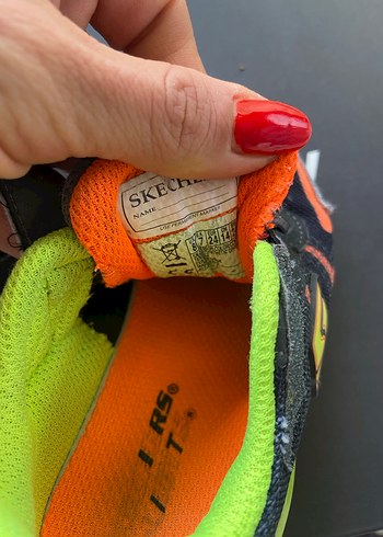 Çocuk Renkli Spor Ayakkabı - Cırt Cırtlı - Görsel 6