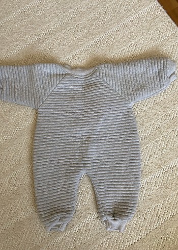 Gri Örgü Bebek Tulum, Uyku Tulumu - Görsel 4