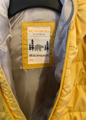 Sarı Fermuarlı Erkek Çocuk Mont - Görsel 5