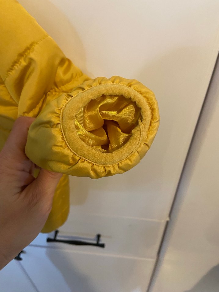 Sarı Fermuarlı Erkek Çocuk Mont - Görsel 3