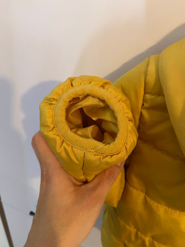 Sarı Fermuarlı Erkek Çocuk Mont - Görsel 4