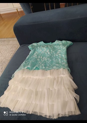 Kız Çocuk fırfırlı Elbise