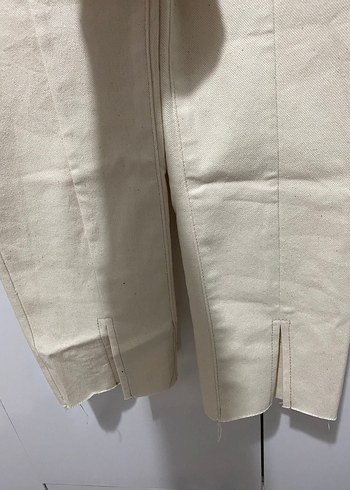 Bej Kadın  Pamuk Pantolon - Görsel 3