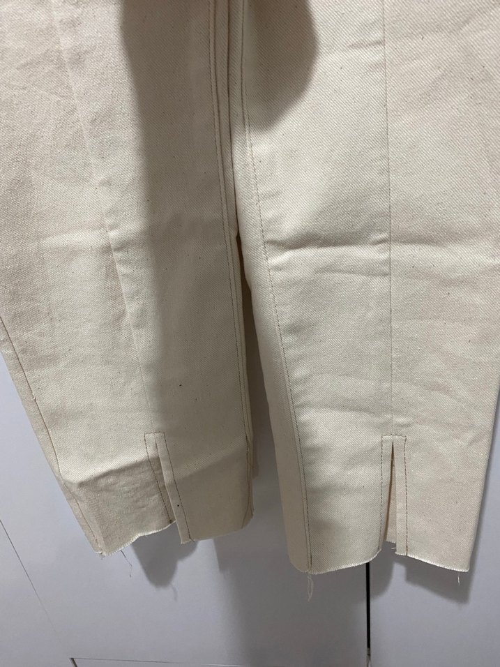 Bej Kadın  Pamuk Pantolon - Görsel 3