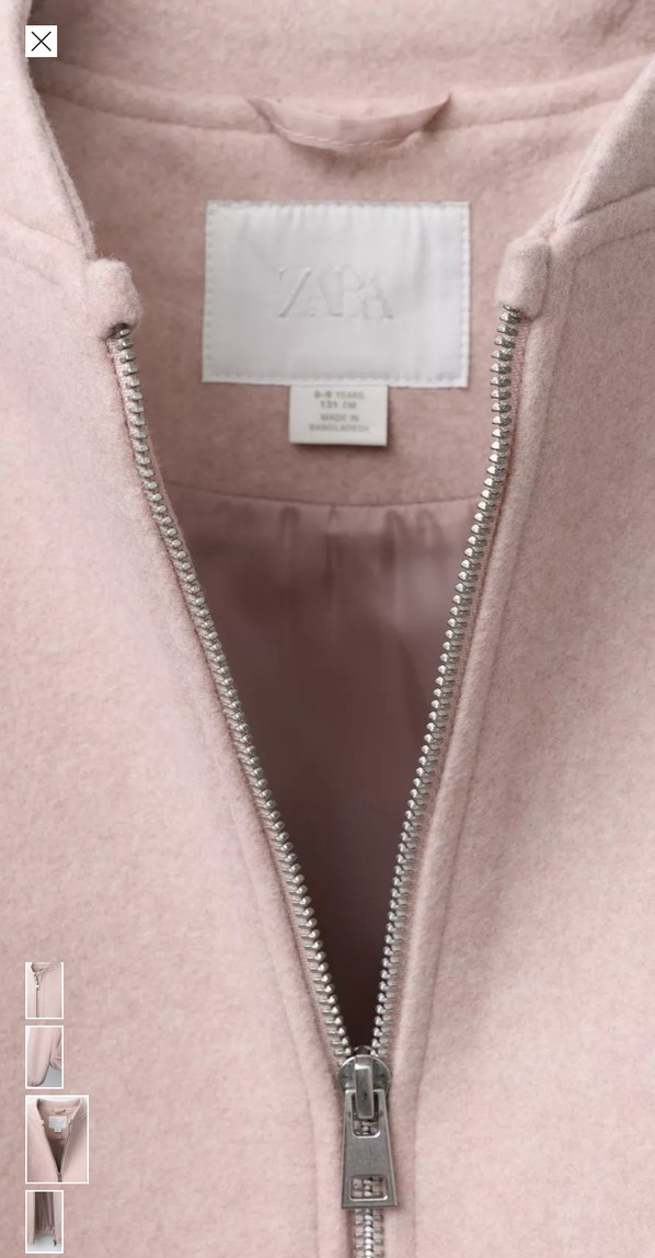 Zara 13/14 yaş kaşe BOMBER - Görsel 3