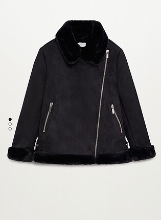 Mango kids 13/14 yaş biker süet mont