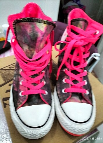 Converse Orjinal Converse platform topuklu bot ayakkabı