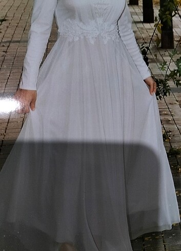 Tesettür abiye gelinlik İNDİRİMLİ!... - Görsel 2