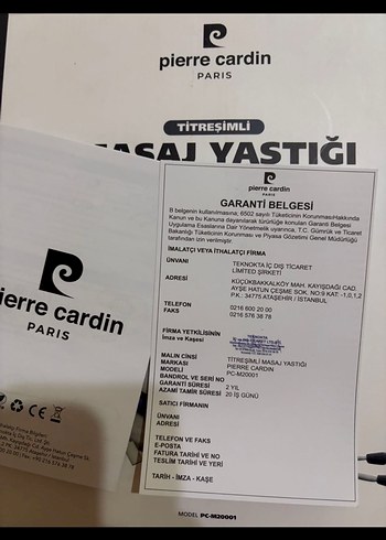 Pierre Cardin MASAJ YASTIĞI