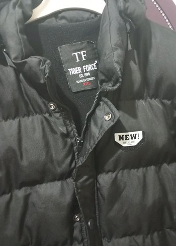 Siyah Kemerli Kadın Kışlık Mont - Görsel 3