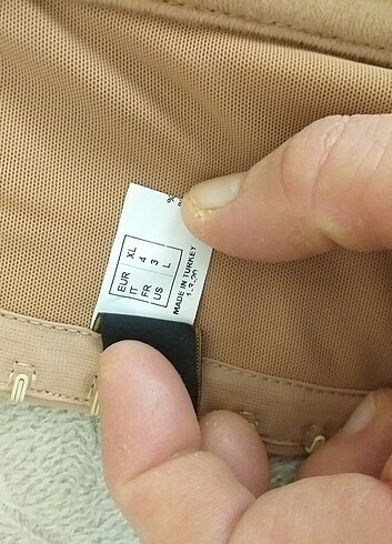 xl Beden ten rengi Renk Birkere kullanılmış temiz korse