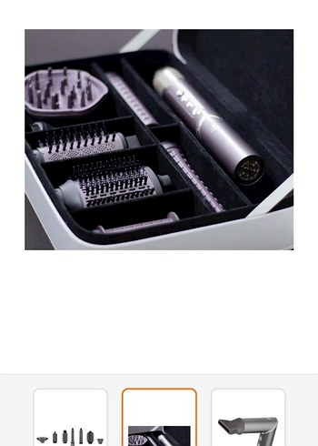 Gri Çok Fonksiyonlu Saç Şekillendirici Seti - Görsel 2