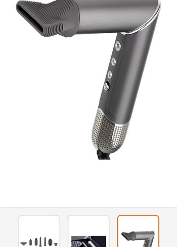 Gri Çok Fonksiyonlu Saç Şekillendirici Seti - Görsel 3