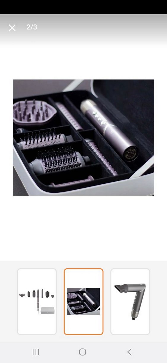 Gri Çok Fonksiyonlu Saç Şekillendirici Seti - Görsel 2