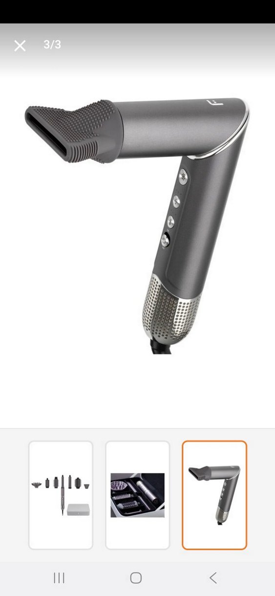 Gri Çok Fonksiyonlu Saç Şekillendirici Seti - Görsel 3