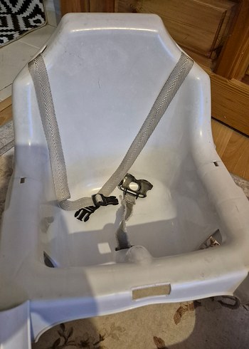 Beyaz Bebek Mama Sandalyesi - Görsel 3