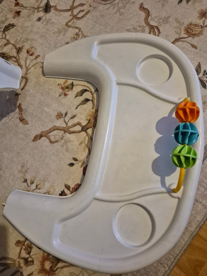 Beyaz Bebek Mama Sandalyesi - Görsel 4