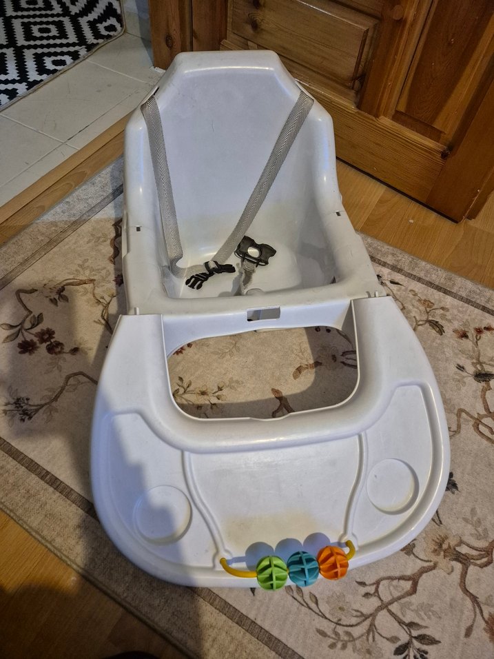 Beyaz Bebek Mama Sandalyesi - Görsel 5