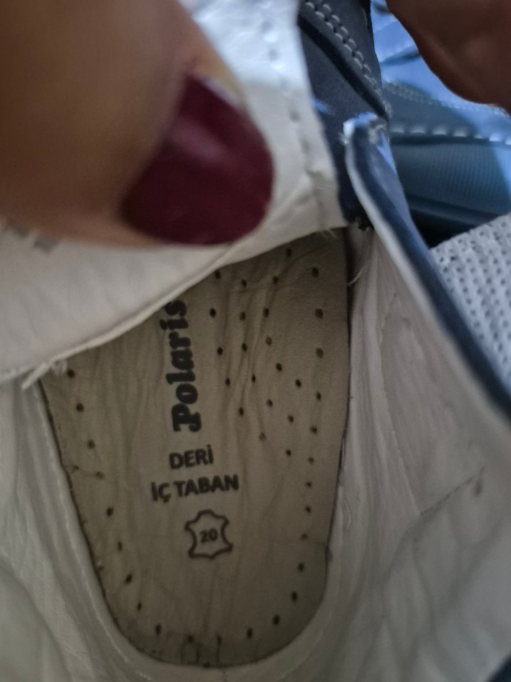 Mavi Erkek Bebek İlk Adım Ayakkabısı - Görsel 3