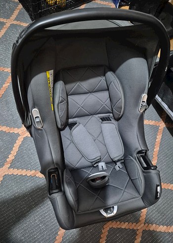 Gri Bebek Arabası ve Taşıma Koltuğu - Görsel 4