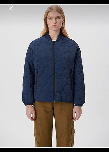 Kapitone ceket - Görsel 6