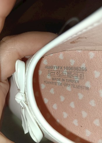 Beyaz Fiyonklu Kız Çocuk Babet Ayakkabı - Görsel 4