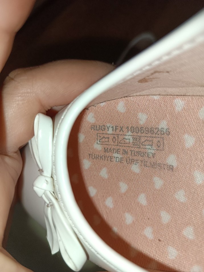 Beyaz Fiyonklu Kız Çocuk Babet Ayakkabı - Görsel 4