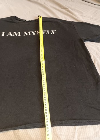 30 Beden siyah Renk Siyah Baskılı Kadın Sweatshirt