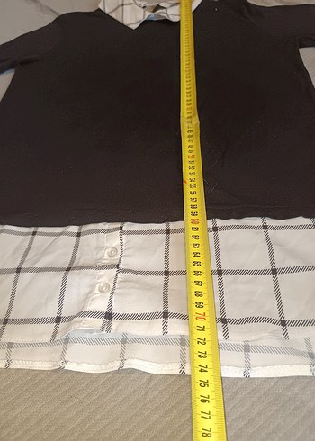 Düğmeli Siyah Gömlek, Uzun Kollu - Görsel 6