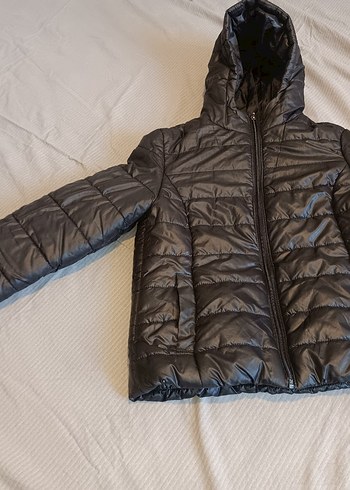 Fermuarlı Siyah Kadın Kışlık Mont