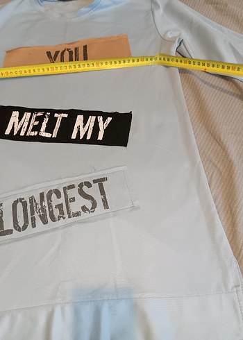 m Beden mavi Renk Kadın Uzun Kollu Sweatshirt