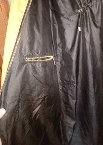 Camel Renkli Uzun Kadın Yağmurluk - Görsel 5