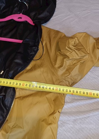 Camel Renkli Uzun Kadın Yağmurluk - Görsel 6