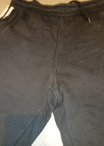 Siyah Erkek Midi Eşofman Şortu - Görsel 7