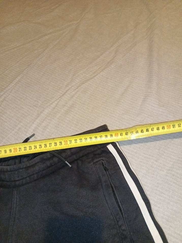 Siyah Erkek Midi Eşofman Şortu - Görsel 5