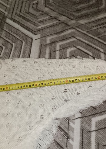 Beyaz Nakışlı Bohem Kız Panço - Görsel 4