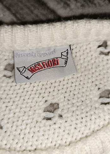 Beyaz Nakışlı Bohem Kız Panço - Görsel 5