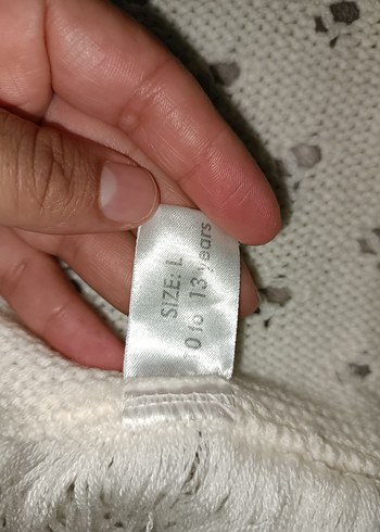 Beyaz Nakışlı Bohem Kız Panço - Görsel 6