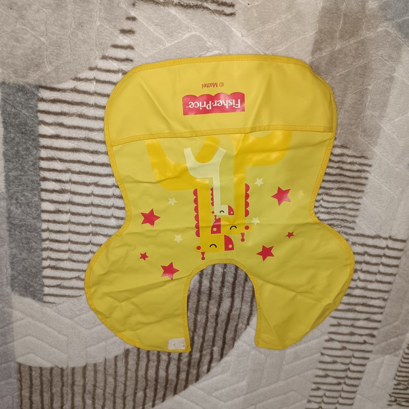 Renkli Baskılı Sarı Bebek Önlüğü - Görsel 3