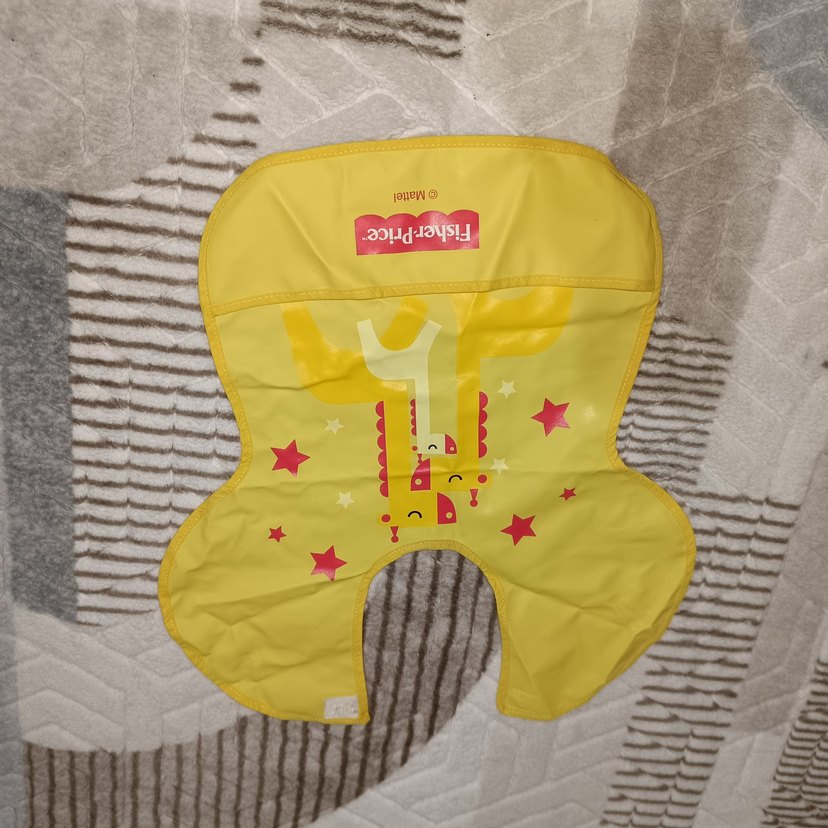 Renkli Baskılı Sarı Bebek Önlüğü - Görsel 2