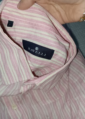 Pembe Batik Desenli Uzun Kollu Erkek Gömlek - Görsel 2