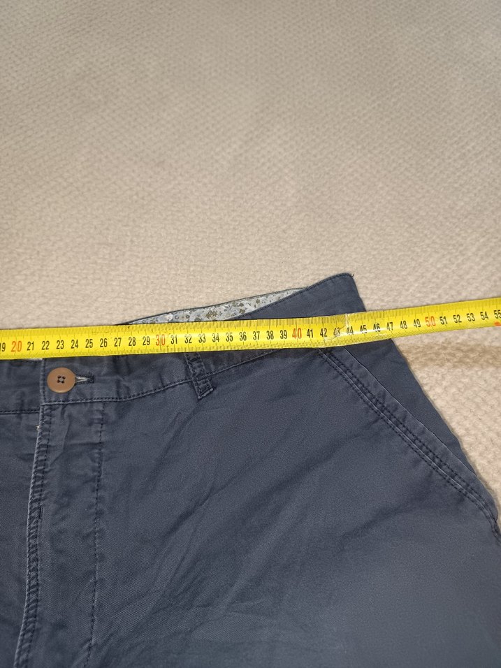 Erkek Gri Mavi Kemerli Denim Pantolon - Görsel 5