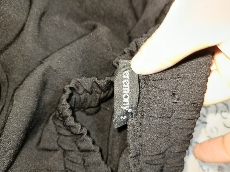 Kadın Siyah Normal Boy Kumaş Pantolon - Görsel 5