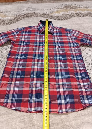 Erkek Kısa Kollu Kareli Gömlek - Görsel 6