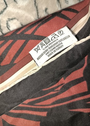 Bordo Bohem Desenli Kadın eşarp - Görsel 3