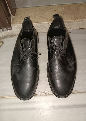 Klasik Siyah Tokalı Erkek Ayakkabı - Görsel 3