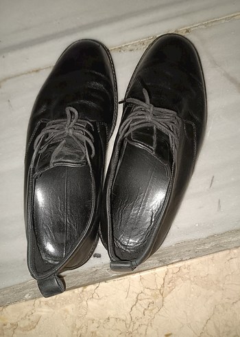 Klasik Siyah Tokalı Erkek Ayakkabı - Görsel 4