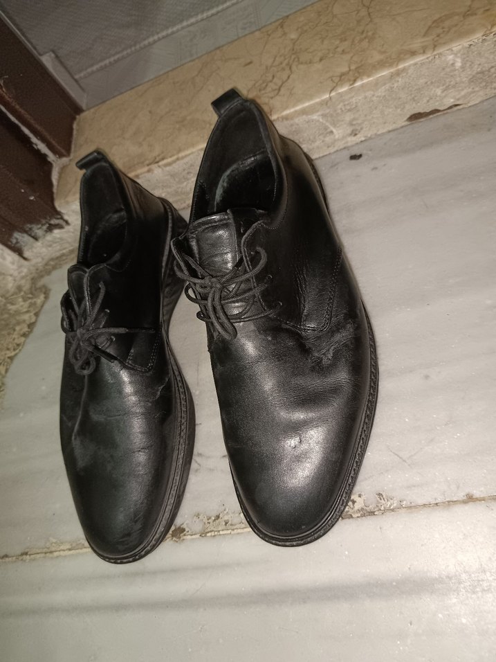 Klasik Siyah Tokalı Erkek Ayakkabı - Görsel 2