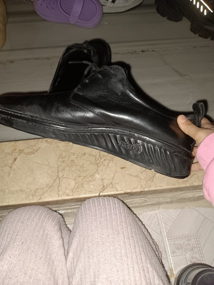 Klasik Siyah Tokalı Erkek Ayakkabı - Görsel 5